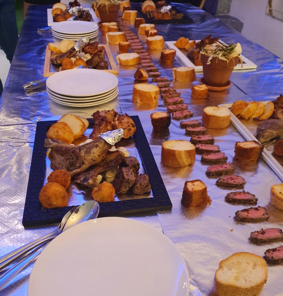 שולחן שוק למסיבת רווקות עם שף פרטי מאור נתן